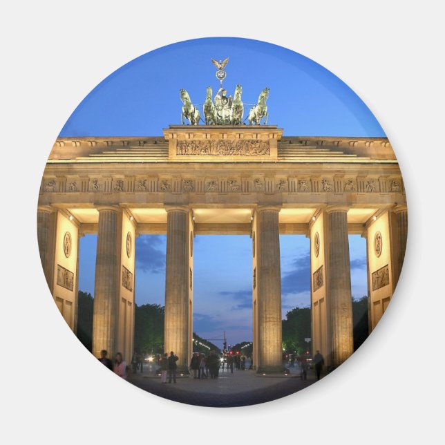 Brandenburger kväll magnet (Framsidan)