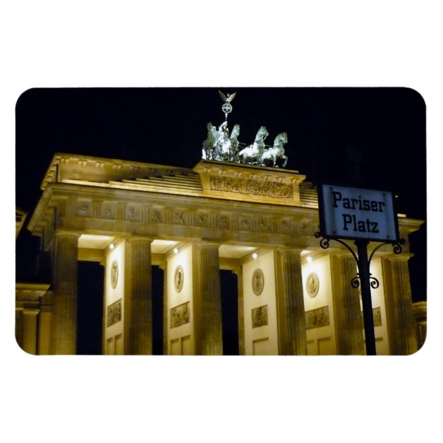Brandenburger pariser platz magnet (Horisontell)