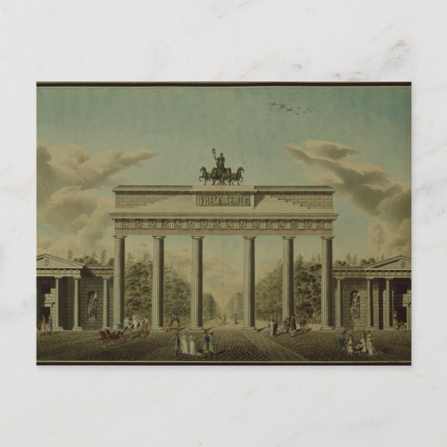 Brandenburger Tor, 1812 Vykort (Framsida)