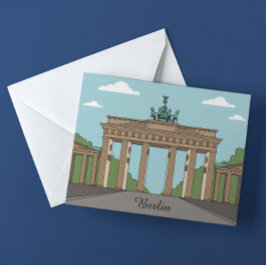 Brandenburger Tor Berlin – Klassiskt Stadens Landm Vykort