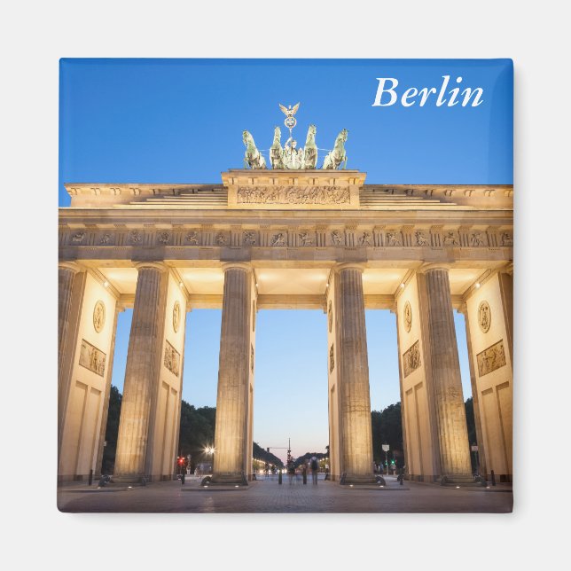 Brandenburger Tor Berlin Magnet (Framsidan)