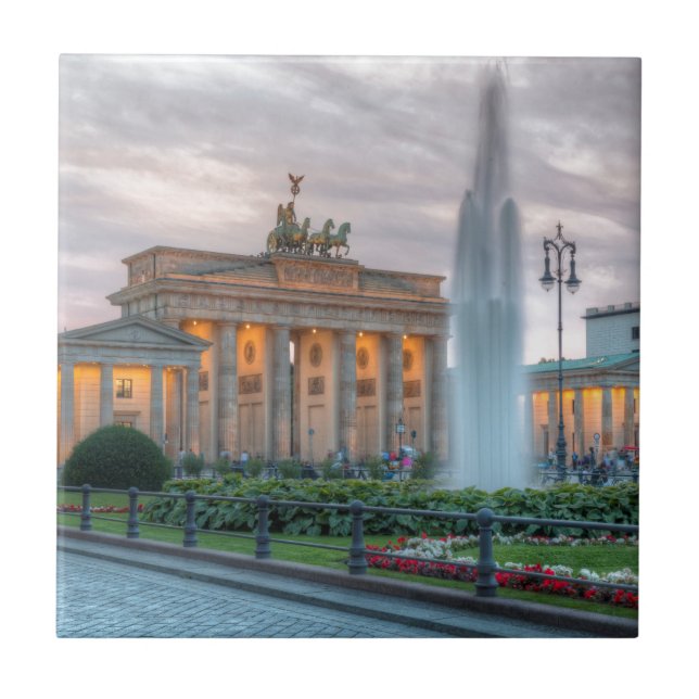 Brandenburger Tor Kakelplatta (Framsidan)