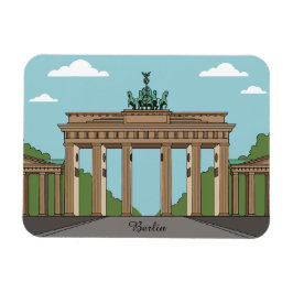Brandenburgiska porten i Berlin – Klassiskt staden Magnet