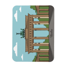 Brandenburgiska porten i Berlin – Klassiskt staden Magnet