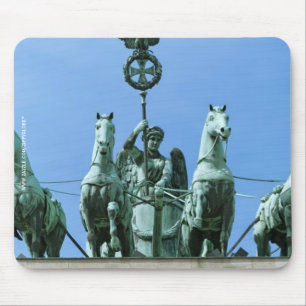 Brandenburgiska portens quadriga Berlin Musmatta