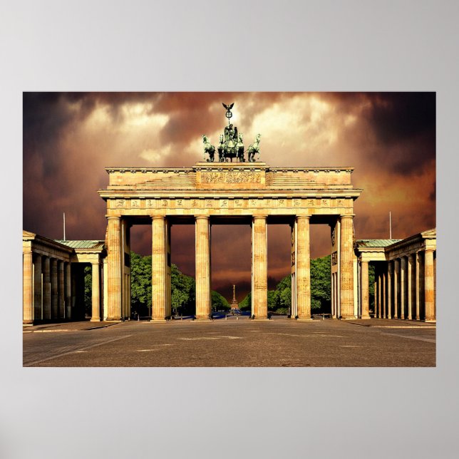 Brandenburgporten Berlin Poster (Framsidan)