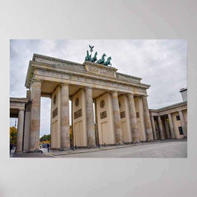 Brandenburgporten, Berlin, Tyskland Poster (Framsidan)
