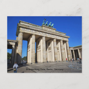 Brandenburgporten, Berlin, Tyskland Vykort