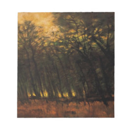 Bränder i skogen (av Laszlo Mednyanszky) Anteckningsblock