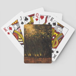 Bränder i skogen (av Laszlo Mednyanszky) Casinokort