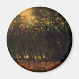 Bränder i skogen (av Laszlo Mednyanszky) Magnet