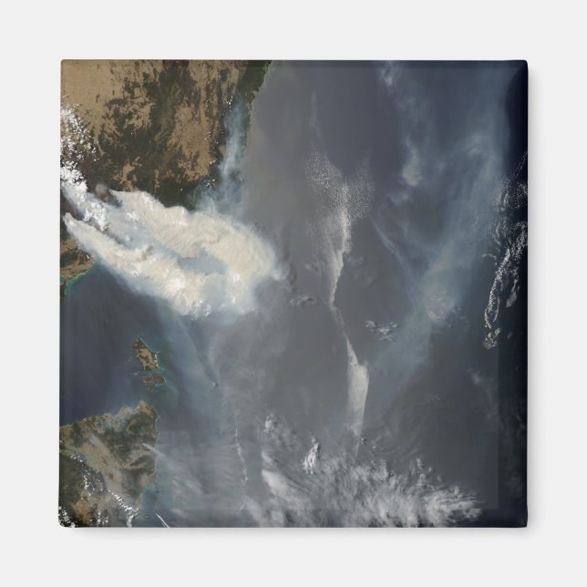 Bränder och rök i sydöstra Australien Magnet (Framsidan)