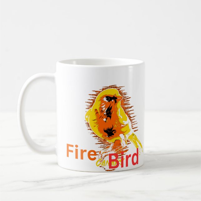 Brandfåglar Kaffemugg (Vänster)