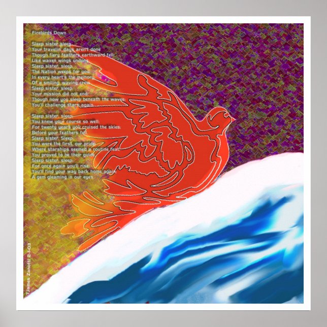 Brandfåglar ned poster (Framsidan)