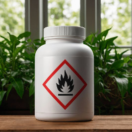 Brandfarligt COSHH Klistermärken