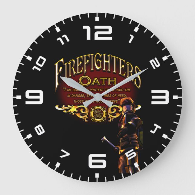 Brandfighters Oath Stor Klocka (Framsida)