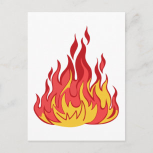 Brandflamma Vykort
