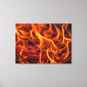 Brandflammakro Canvastryck