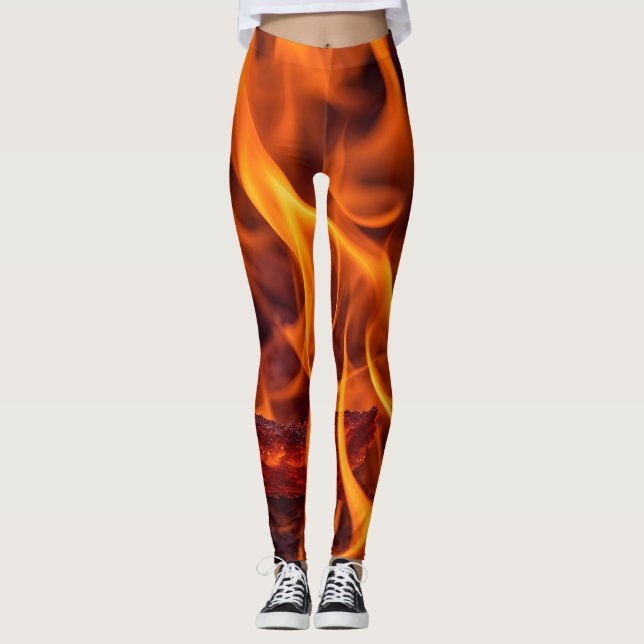 Brandflammakro Leggings (Framsida)