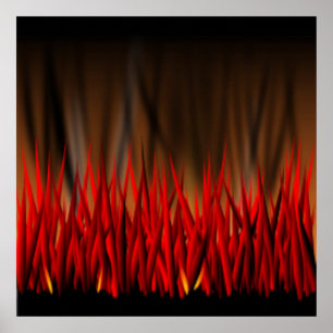 BRANDFLAMMAR POSTER