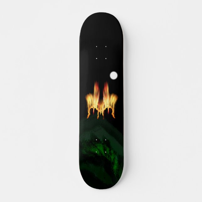 Brandflygskal Mini Skateboard Bräda 18,5 Cm (Framsida)