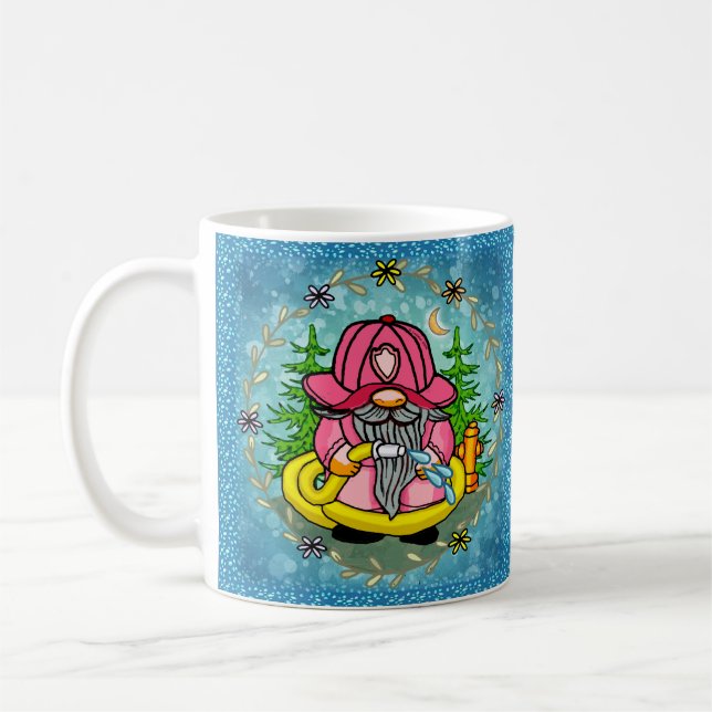 Brandgubbe gnome  kaffemugg (Vänster)