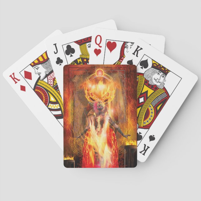 Brandgudinna PELE Casinokort (Baksidan)
