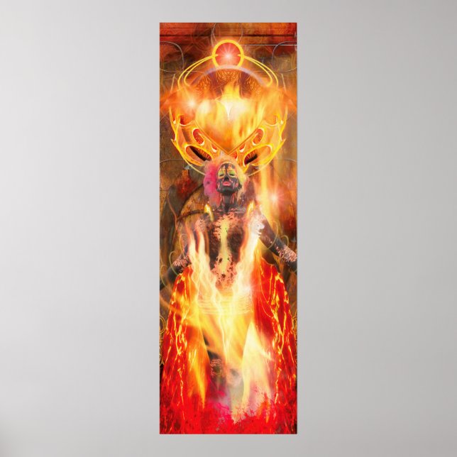 Brandgudinna PELE Poster (Framsidan)