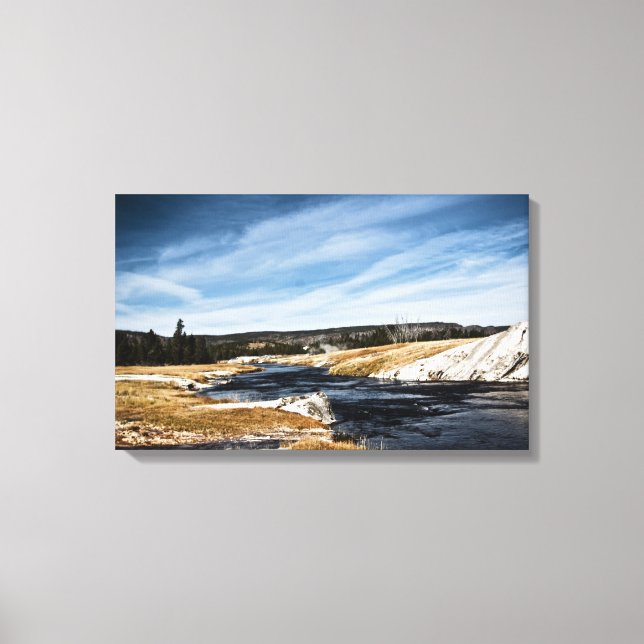 Brandhålsfloden Wrapped Canvas (Framsida)