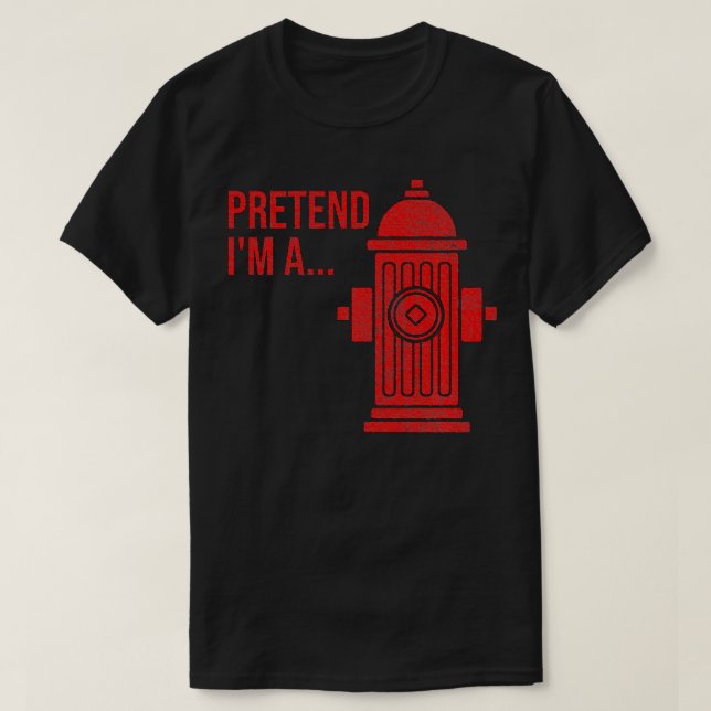 BRANDHYDRANT HALLOWEEN COSTUME FÖRHINDRADE IM A BR T SHIRT (Design framsida)