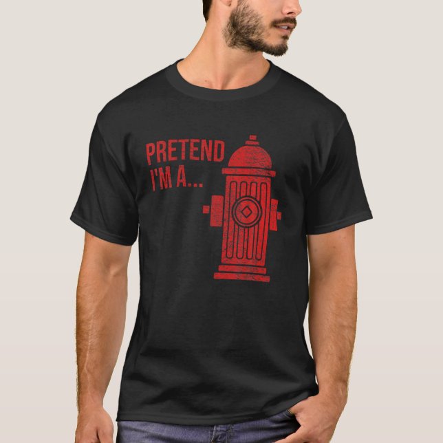 BRANDHYDRANT HALLOWEEN COSTUME HINDRADE ATT JAG ÄR T SHIRT (Framsida)