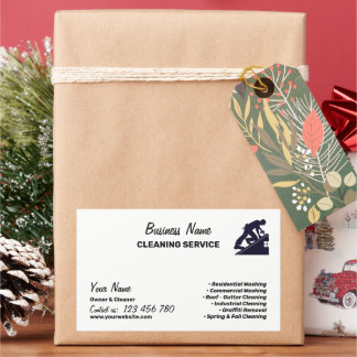 Branding For Pressure Washing Cleaning Business Rektangulärt Klistermärke