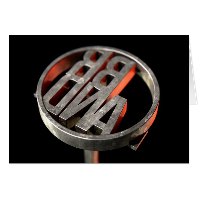 Branding Järn Brand Hälsningskort (Framsidan Horizontal)