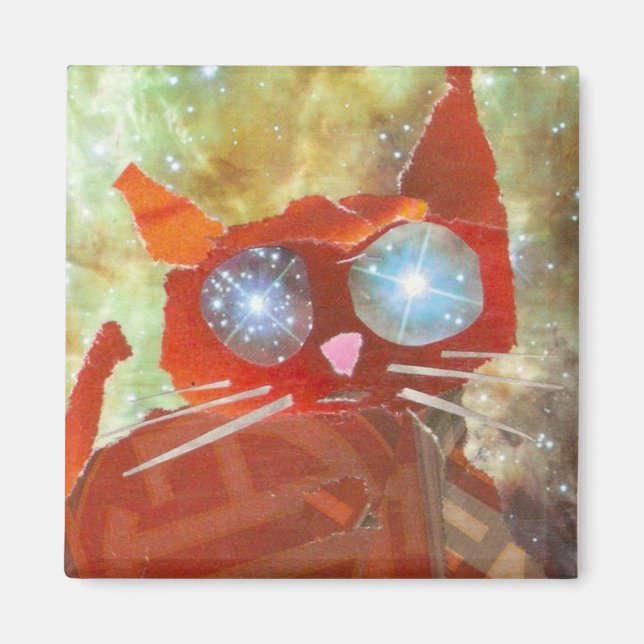 Brandkatt Magnet (Framsidan)