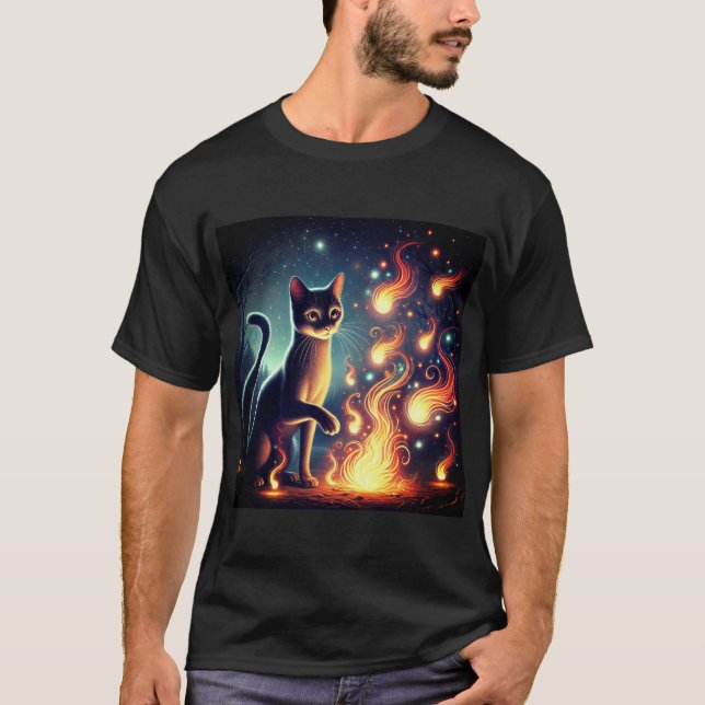 Brandkatt T Shirt (Framsida)