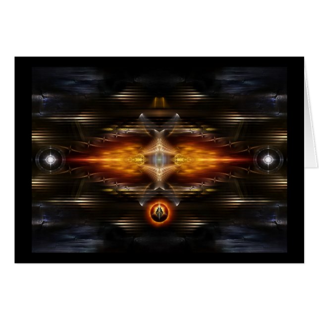 Brandkudde Hälsningskort (Framsidan Horizontal)