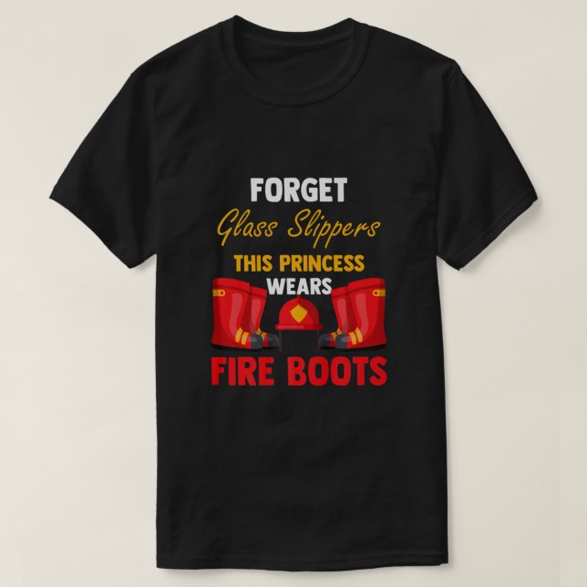 Brandkvinnliga hjältar Kvinnliga brandmän Brandslä T Shirt (Design framsida)