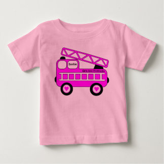 Brandlastbilsdesign för Cute Bright Rosa Girls Tröja
