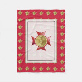 Brandlöjtnant 1 Bugle Maltese Kor Fleecefilt