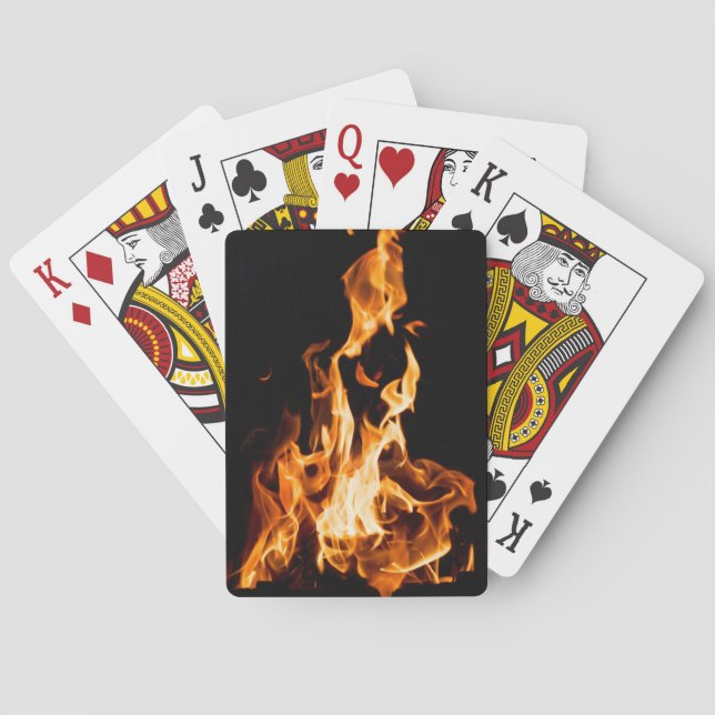 Brandmagi Spel Kort (Baksidan)