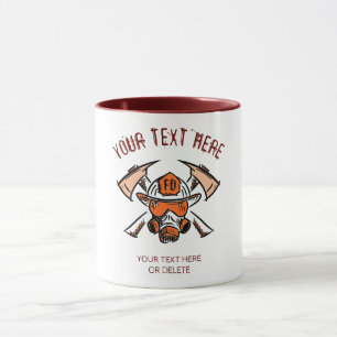 Brandmän. Brandavdelning. Gift Idea. Mall Mugg
