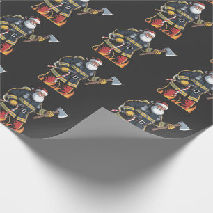 Brandman Brandbil Julgran Tomte Jul Presentpapper