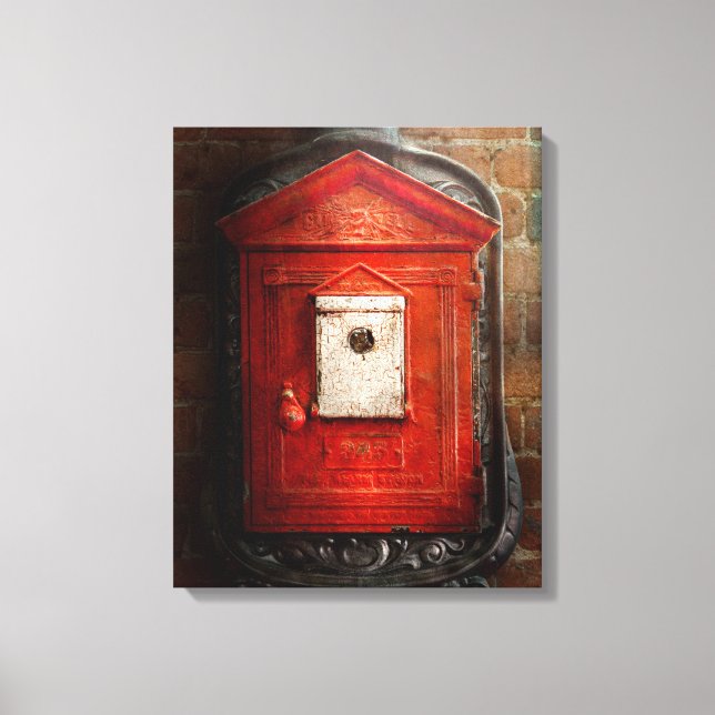 Brandman - brandbox canvastryck (Framsida)