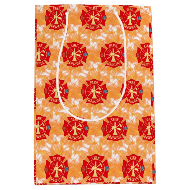 Brandman Brandräddning Maltakorsen Eld (Framsidan)