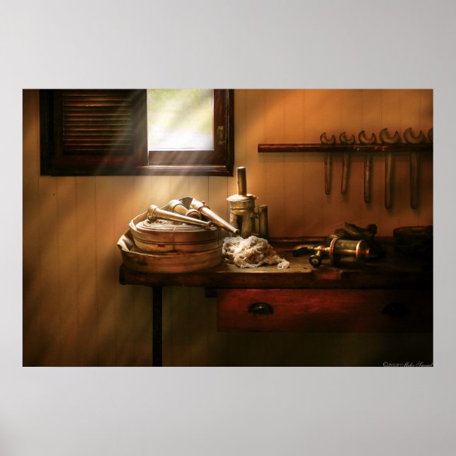 Brandman - Den ödmjuka brandslangen Poster (Framsidan)