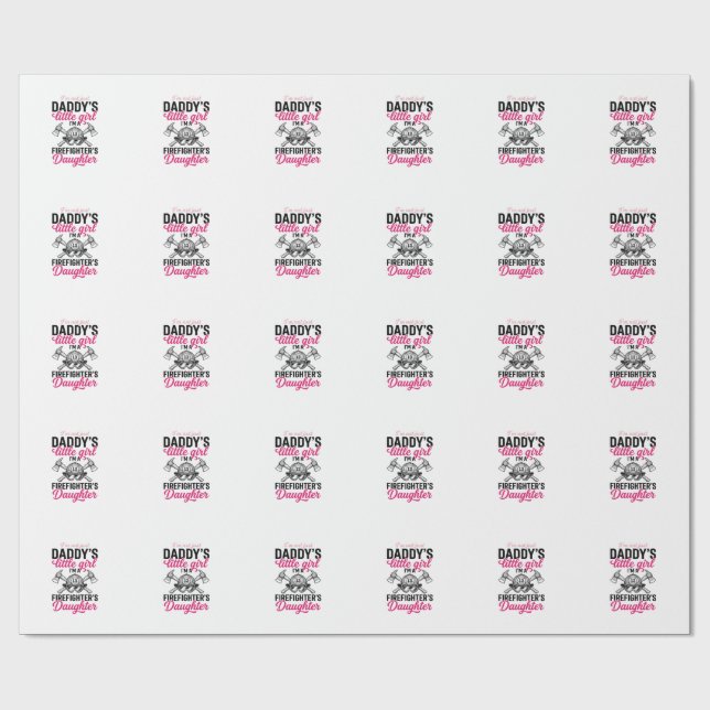 Brandman Dotter Citat Vektor T-Shirt Design_1 Presentpapper (Platt)