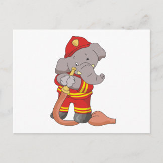 Brandman Elephant Tshirts och Gifts Vykort