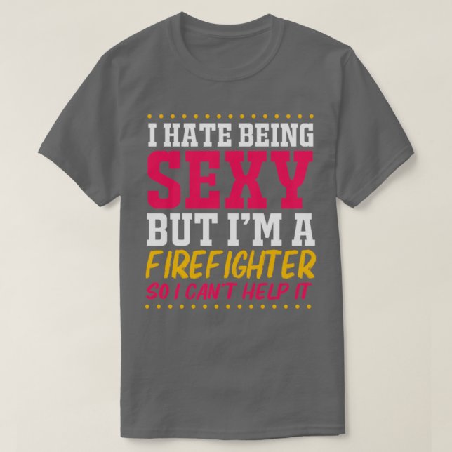 Brandman Fire Chief Funny Firefighter T Shirt (Design framsida)