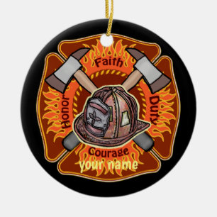 Brandmän Flames ornament