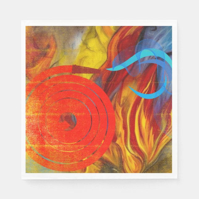 Brandmän Flare Pappersservett (Framsidan)